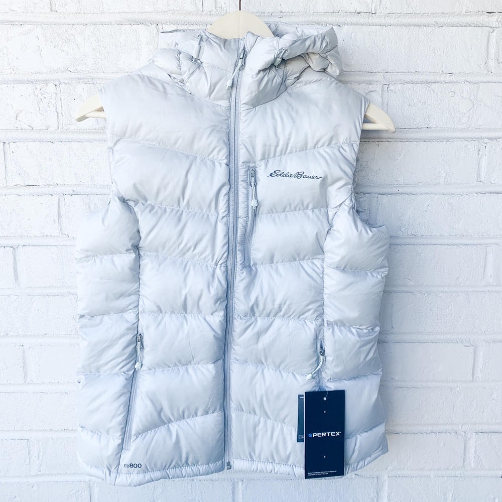 Eddie Bauer | Grey Hooded Vest - Picture 3 of 9